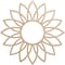 Ekena Millwork Daisy Wood Fretwork Pierced Ceiling Medallion, Alder, 18"OD x 6 1/4"ID x 1/4"T CMWP18X18X0250DAAL - alternate 1